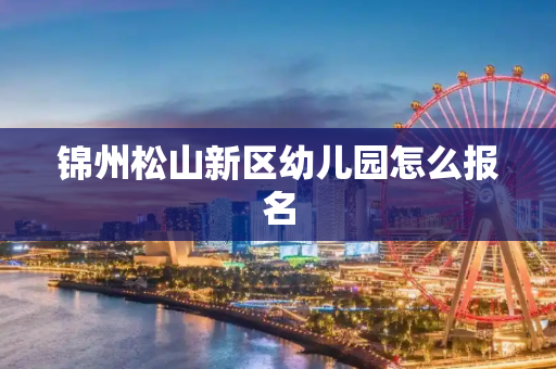 锦州松山新区幼儿园怎么报名