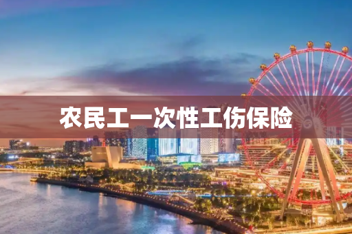 农民工一次性工伤保险